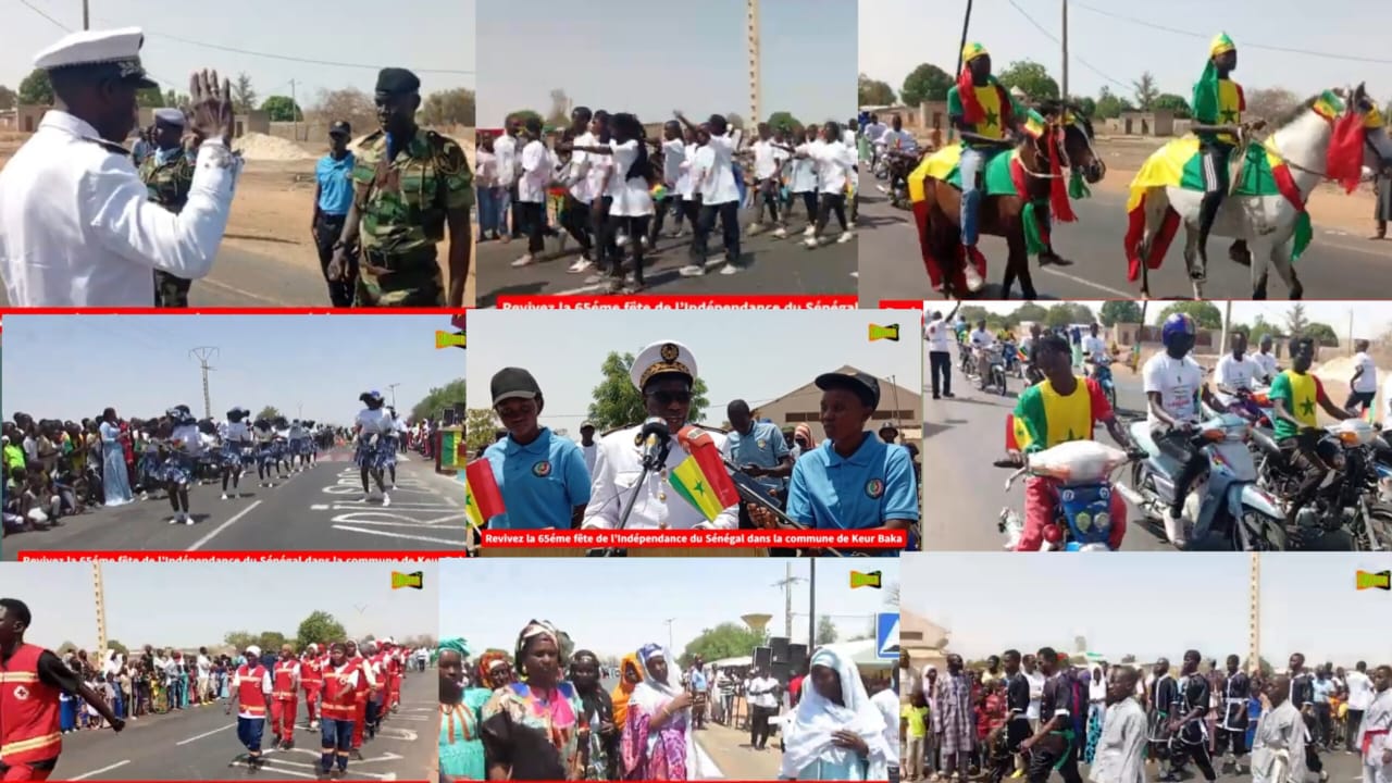Revivez la 65éme fête de l’Indépendance du Sénégal dans la commune de Keur Baka