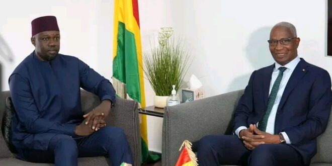 Le Premier Ministre Ousmane Sonko Démarre Sa Séance De Travail Avec Son Homologue Guinéen Ce Lundi